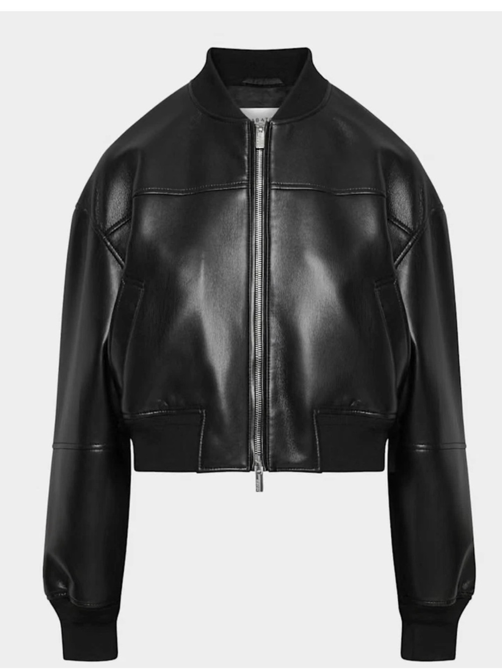 Aritzia Babaton Synergy Bomber UnReal Leathern Size Medium NEW